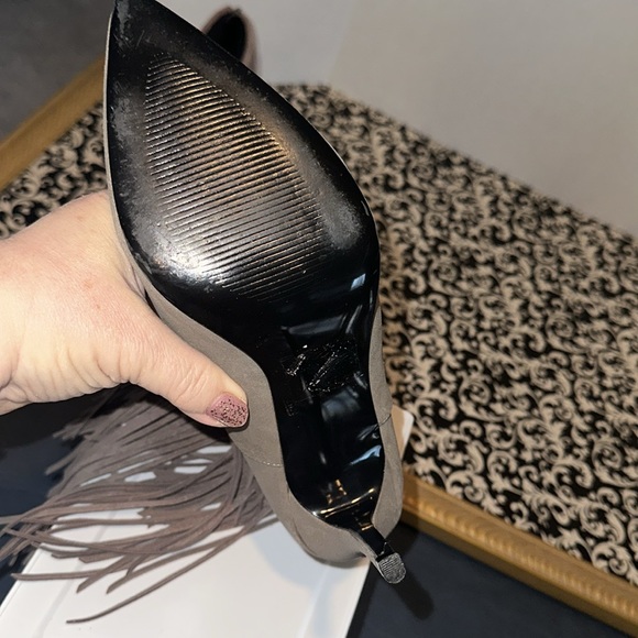 LFL Fringed Heeled boots size 9 Fabulous Boots to make your outfit unique🖤 - Picture 5 of 11